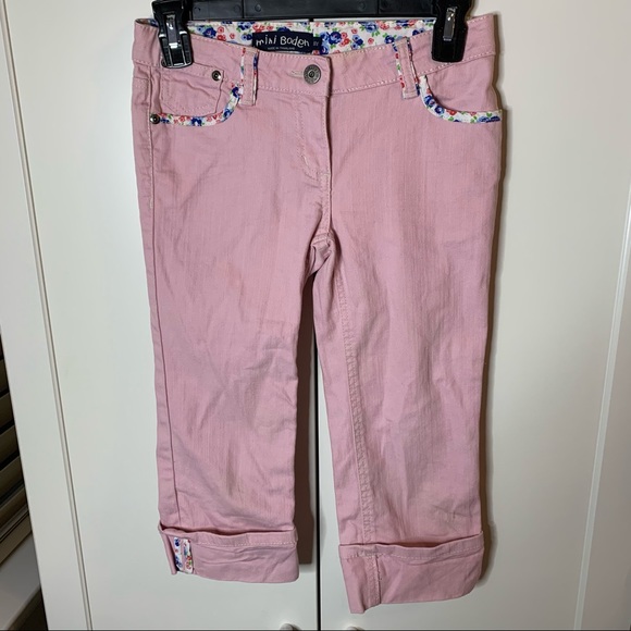 Mini Boden Other - Mini Boden Denim Cuffed Crop Jeans